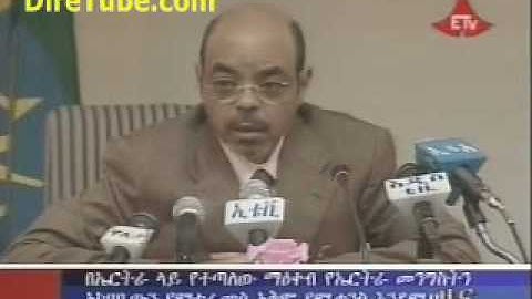 PM Meles Press Conference on UN Sanction over Eritrea