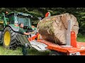 How Large Firewood Processor &amp; Log Splitter Works? Amazing Woodworking Processing Line Machinery