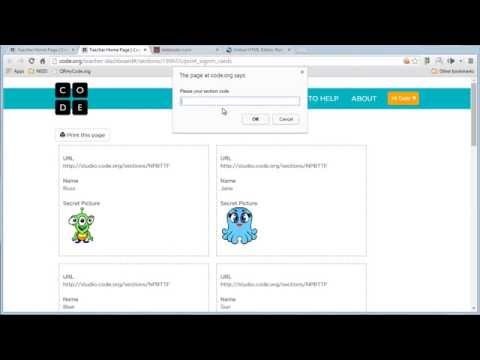 Add QR codes to student login cards at code.org