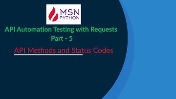 API Automation testing with python requests