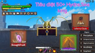 Tiêu diệt 50+ Hydra,Seaking - King Legacy Update6 | Akino GM