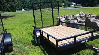 2021 Newly redesigned Next Gen Carry on 5x8 Utility trailer from Tractor Supply & Lowes.