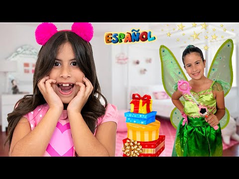 Maria Clara perdió su diente y recibió regalos del hada de los dientes