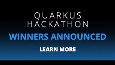 Supersonic, Subatomic Java Hackathon Winners