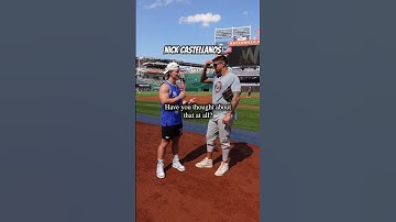 Nick Castellanos on his poorly timed HOME RUNS… 🤣💀⚾️ #shorts