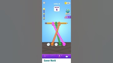 Tangle Master Gameplay (Android, iOS) Level 25 #tanglemaster #shorts #mobilegames