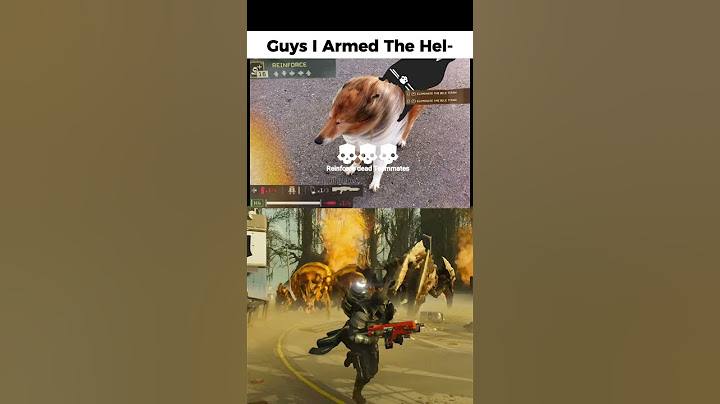 Guys I Armed The Hel- Helldivers 2