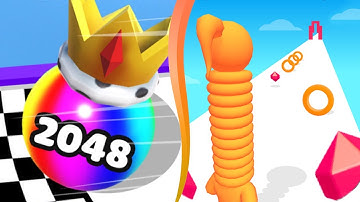 Ball Merge 2048 Vs Long Neck Run Max Level Mobile Gameplay Walkthrough Update Maxtrailers WSM8CF