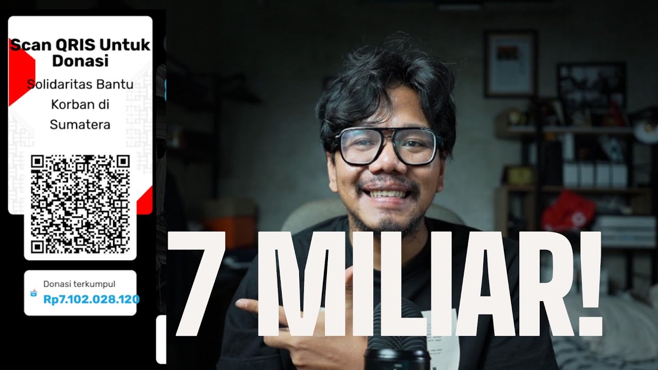 Sudah 4,2 Miliar! Untuk Sumatera! live 12 jam!