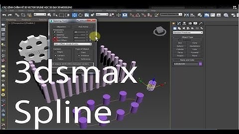 CÁC LỆNH CHỈNH VẺ 3D VECTOR SPLINE HỌC 3D DẠY 3D MODELING 3dclass.net lớp học 3dsmax  online