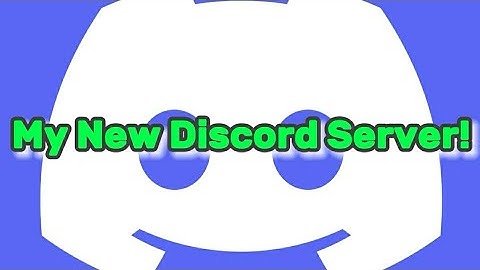 My New Discord Server! (link in description/pinned comment)