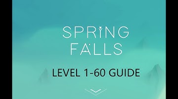 Spring falls game Walkthrough （no commentary）