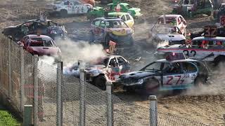 Demolition derby at the Dubuque County Fair