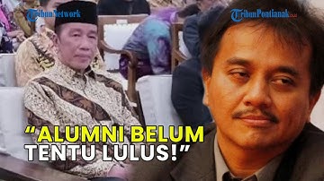 REAKSI ROY SURYO SAAT REKTOR UGM SEBUT JOKOWI ALUMNI KEBANGGAAN: ALUMNI BELUM TENTU LULUS❗