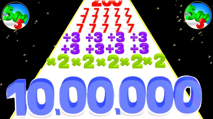 Satisfying mobile game/ Number Master: Run and Merge - number run 3d game video part 3