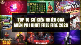 Free Fire | TOP 10 Sự Kiện Nhiều Quà MIỄN PHÍ Xịn Nhất 2020 Free Fire Việt Nam | Rikaki Gaming
