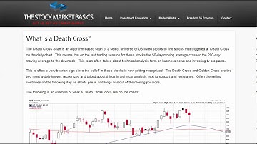 What is a Death Cross?