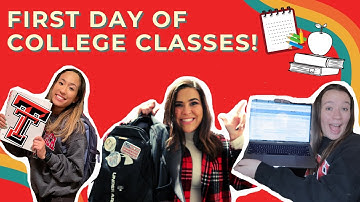 First Day of College Vlog! *Spring 2021* | TTU Vlog Squad