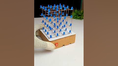 Amazing 4x4x4 LED Cube  #diyprojects