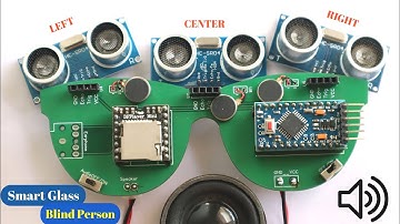 Smart Glass for Blind Person Using Arduino | Ultrasonic Sensor & DFPlayer Mini Audio Alert