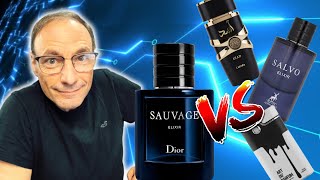 Dior SAUVAGE Elixir VS Lattafa Asad  Maison Alhambra Salvo Elixir  Armaf Art Du Parfum