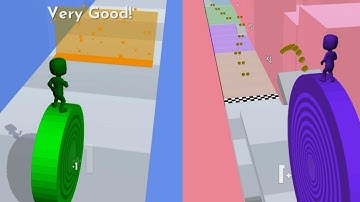 Layers Roll Gameplay All Levels iOS,Android Walkthrough Mobile Game New Alltrailer Mix Level 2 - 3