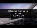 Xuv700  display layouts