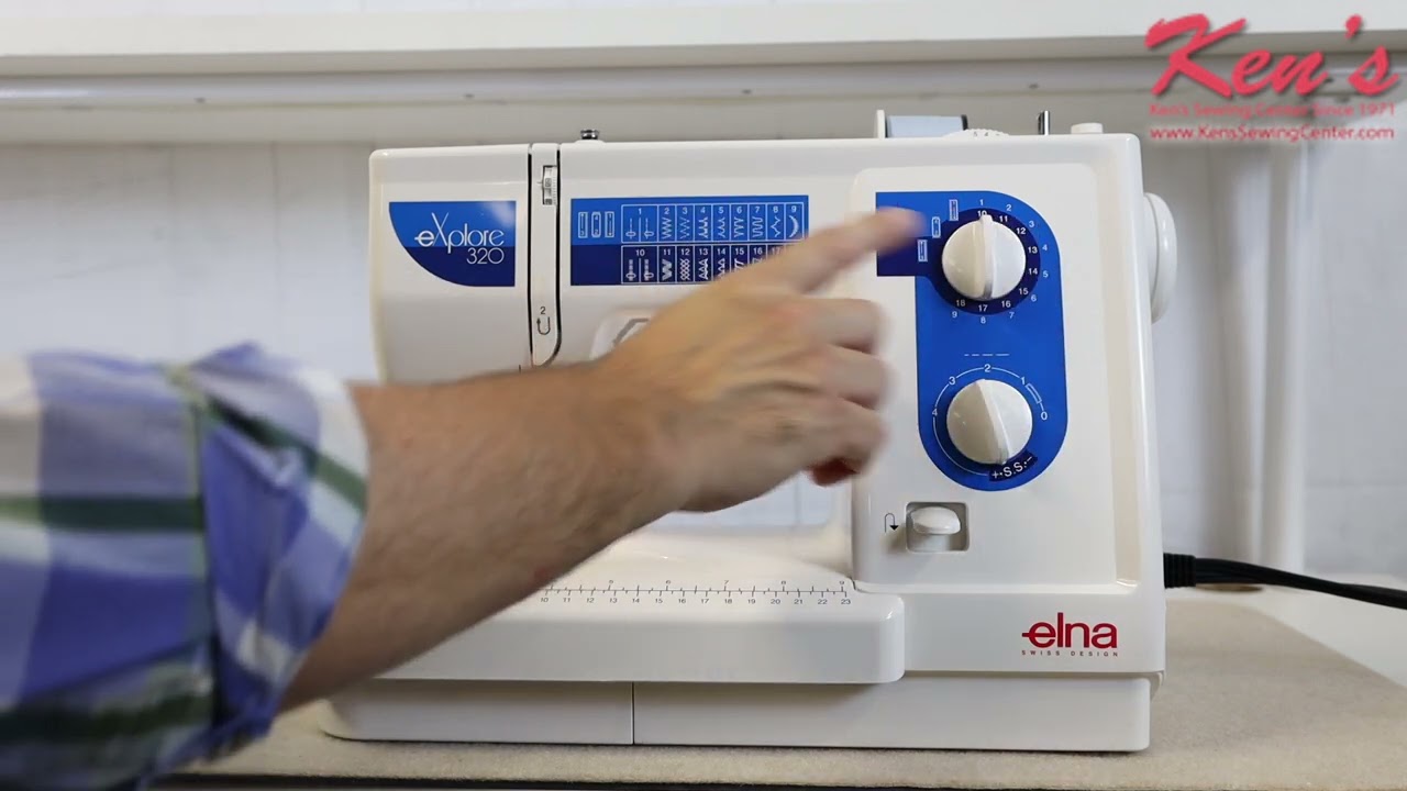Elna 320 Sewing Machine Overview by Ken's Sewing Center in Muscle