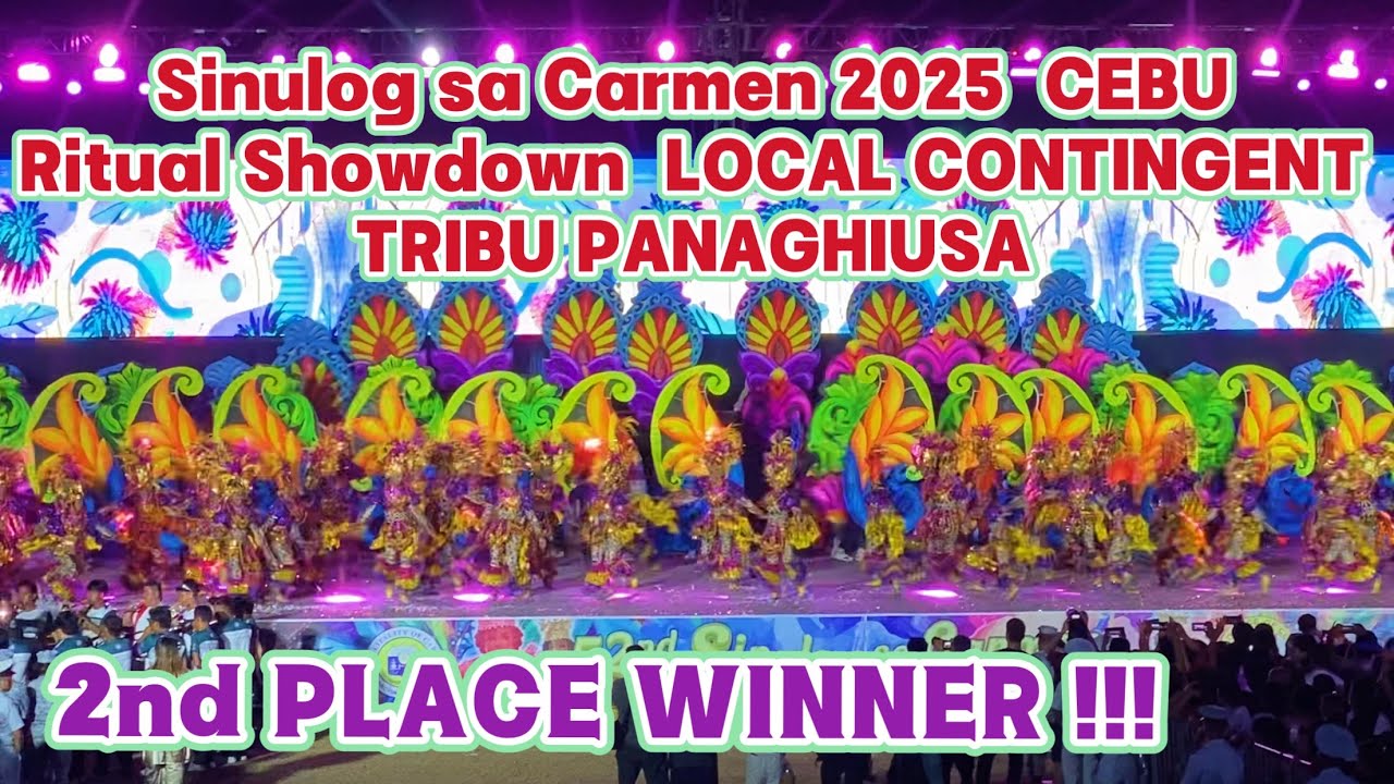 Sinulog sa Carmen 2025 TRIBU PANAGHIUSA 2nd Place Winner Ritual Showdown LOCAL Dance Festival Cebu