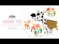 Painterly Bouquet How To