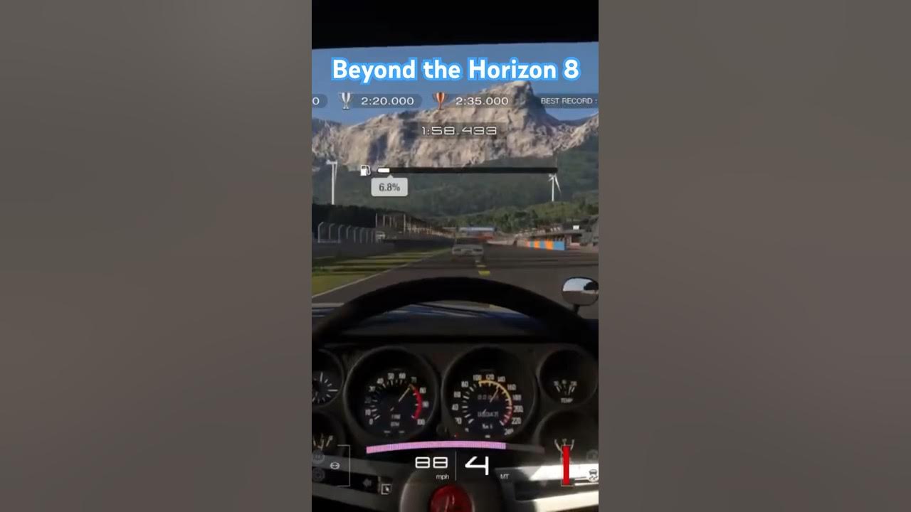 Fuel vs Time Beyond the Horizon 8 car racing gt7 YouTube