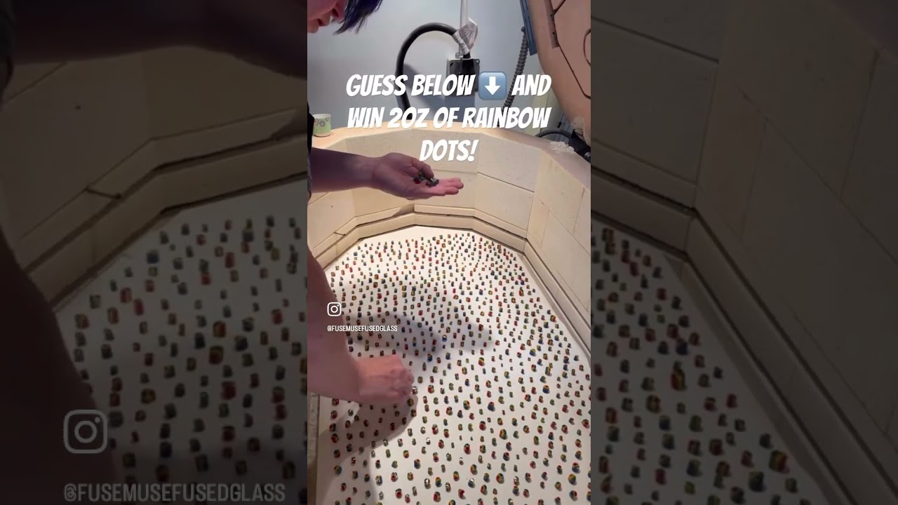 You Won’t Believe How Many Glass Dots Came Out of This Kiln! 