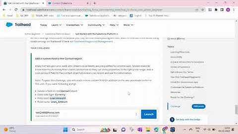 Add a custom field to the Contact object in Salesforce