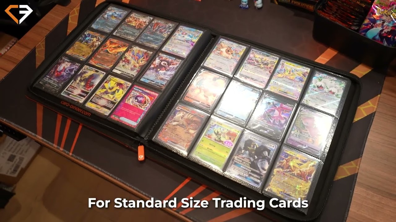 12 Pocket XL Card Binder Grey - 720 Card Capacity – Card-Binder.com