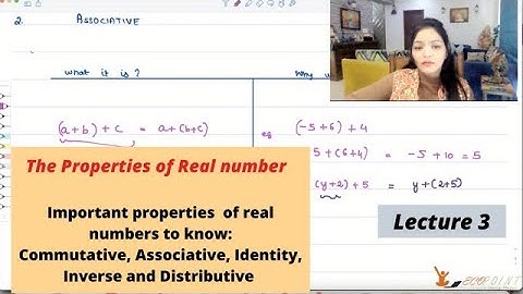 Properties of the Real Numbers | 3 |