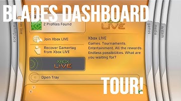 Xbox 360 Blades Dashboard Tour 1080p