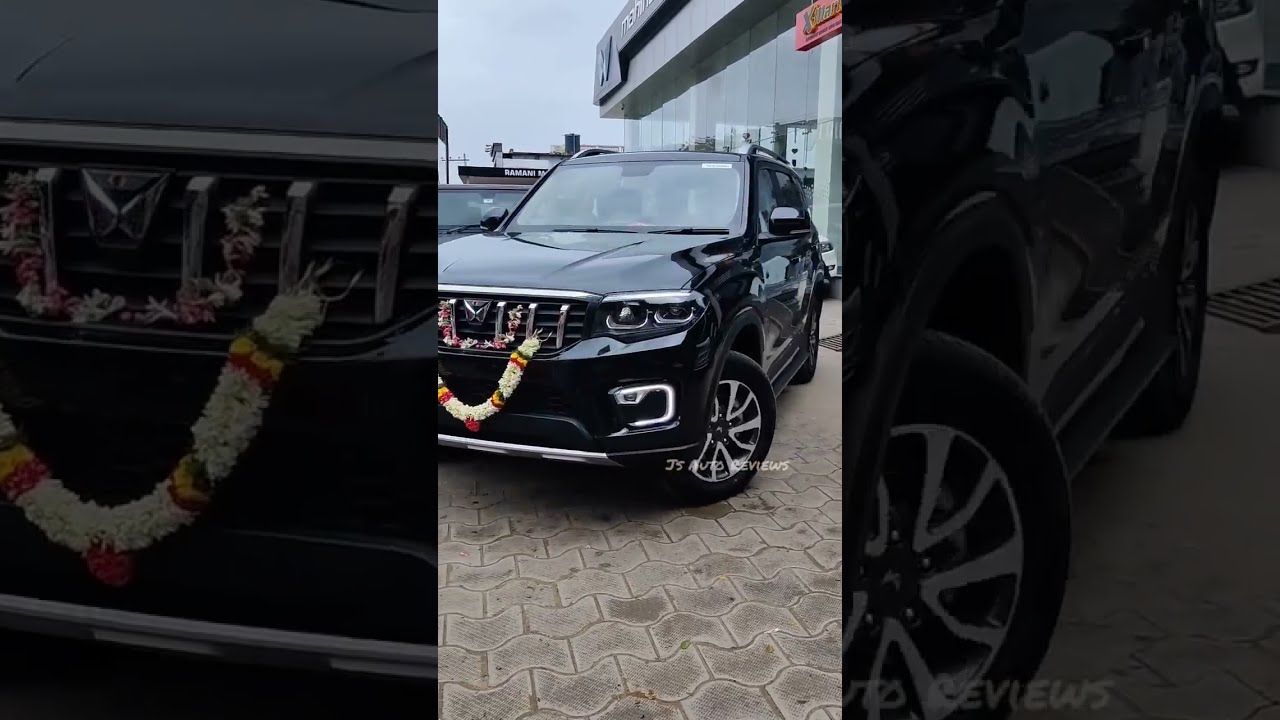 New Mahindra Scorpio N Black Colour Big Daddy Of SUV S Shorts Js Auto Reviews