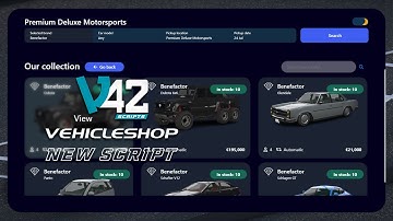 [ESX/QB-Core] Vehicleshop V2 FiveM Script (Showcase) | v42 - Scripts
