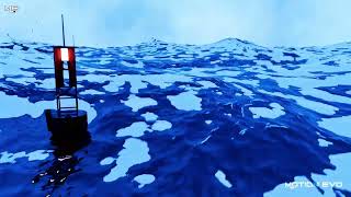 Stormy Ocean 3D Scene in Blender – Realistic Waves & Lightning Animation