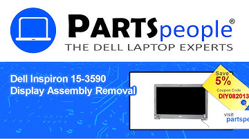 Dell Inspiron 15-3590 (P75F006) Display Assembly How-To Video Tutorial