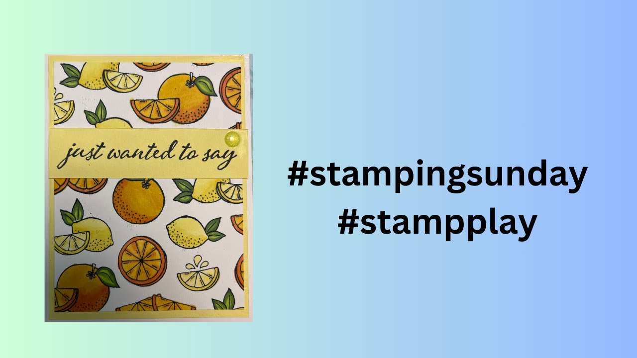 It's Stamping Sunday! 