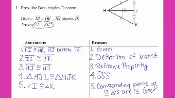 Unit 4 - Day 7 - Corresponding Parts of Congruent Triangles are Congruent