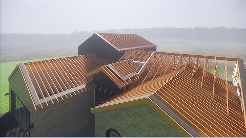 How To Model Roof Construction In Revit (Exposed Truss)