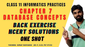 CLASS 11 IP CHAPTER 7 BACK EXERCISES SOLUTIONS | NCERT TEXTBOOK CBSE INFOTECH 2020-21