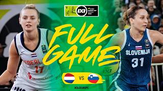 Netherlands 🇳🇱 v Slovenia 🇸🇮 | Women Semi-Finals | FIBA 3x3 Europe Cup 2026