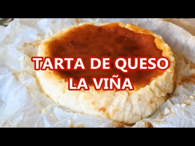Tarta de queso La Viña, receta de Eva Arguiñano