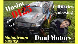 Hosim 9125 1:10 4x4 RC Truck Review- Best under $100 RC-Truck- (Unboxing, Test Drive, Crash Test!)