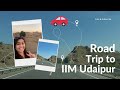 Going to iim udaipur 850 km 16 hour  mba life  mugdha  iim vlog  travel vlog