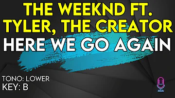The Weeknd ft. Tyler, The Creator - Here We Go Again - Karaoke Instrumental - Lower