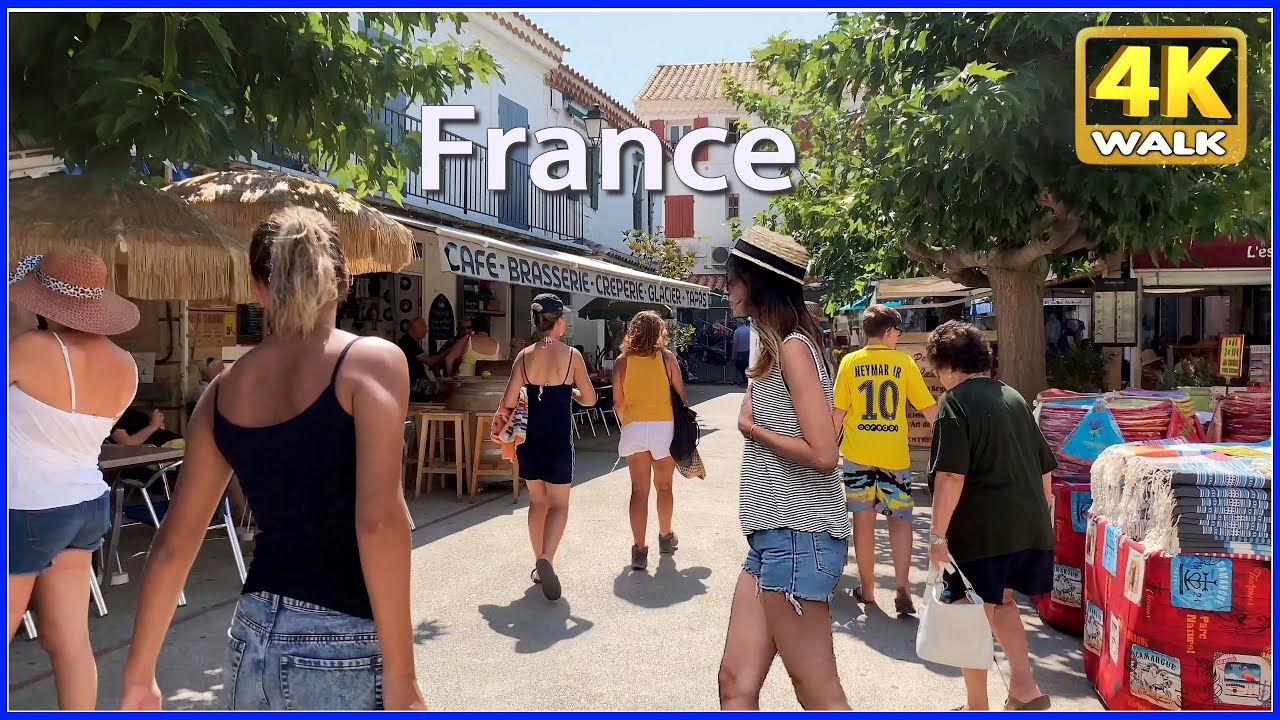【4K】WALK Provence FRANCE Saintes-Maries-de-la-mer